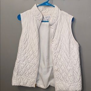 White Puffer Vest
